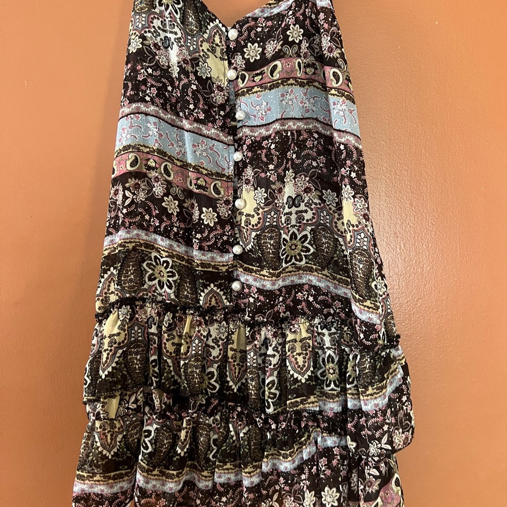Floral Paisley Bohemian Mini dress